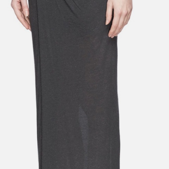 Helmut Lang Lush Jersey Slit Maxi Skirt size Large - Picture 4 of 8